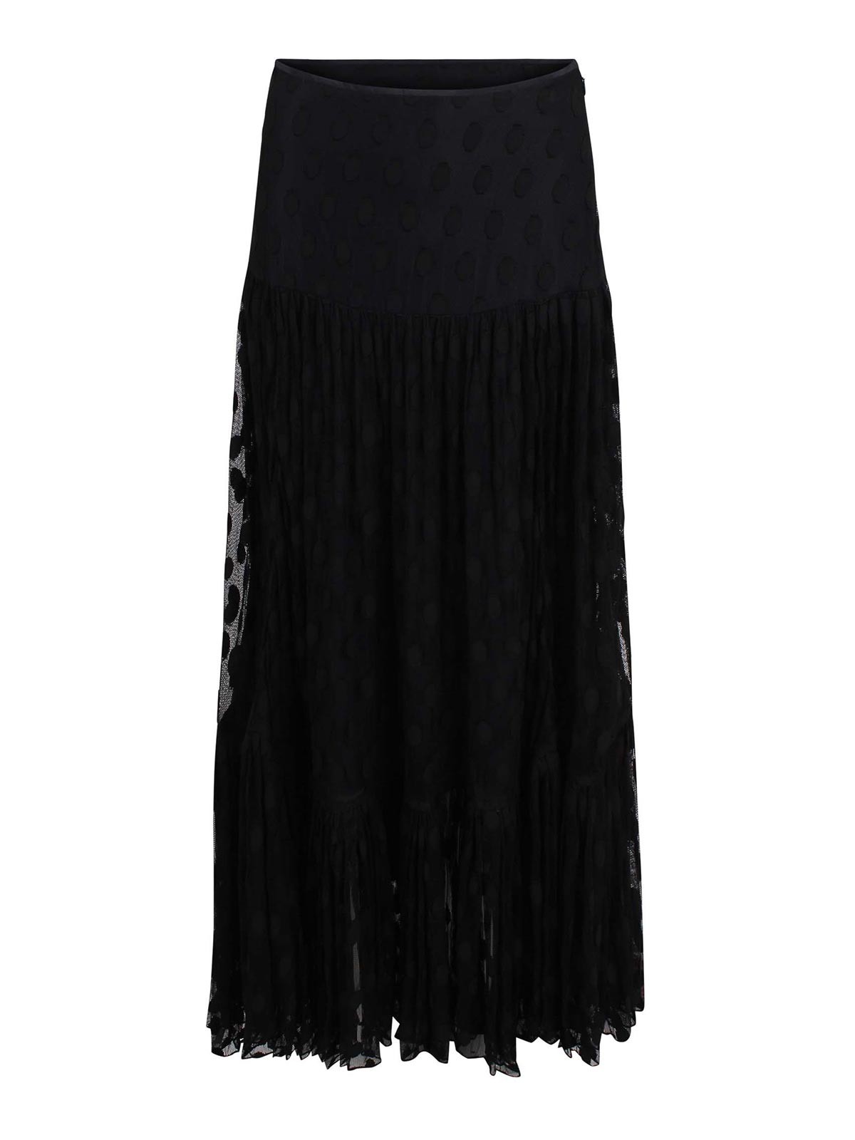 Vivian Wool and Lace Skirt FA250311NOIR (ULLA JOHNSON / スカート ) | ULLA JOHNSON (ウラ ジョンソン)