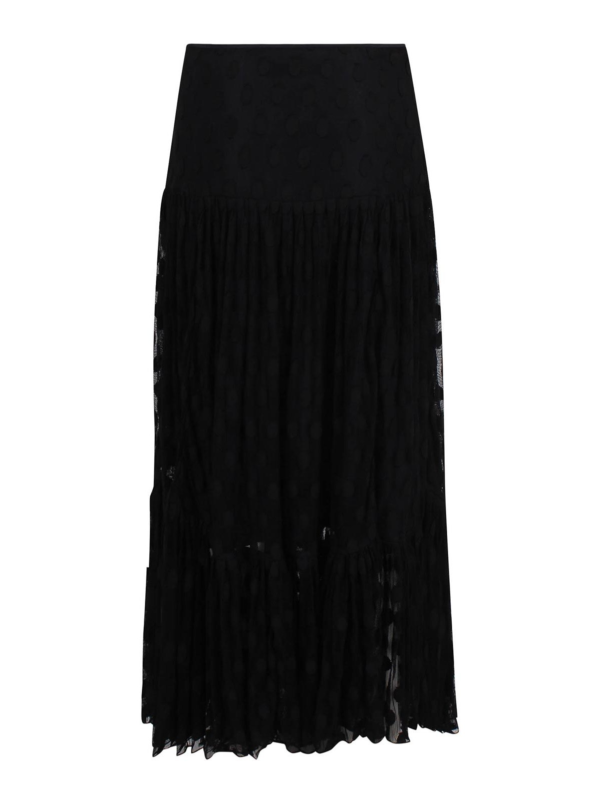 Vivian Wool and Lace Skirt FA250311NOIR (ULLA JOHNSON / スカート ) | ULLA JOHNSON (ウラ ジョンソン)(1)