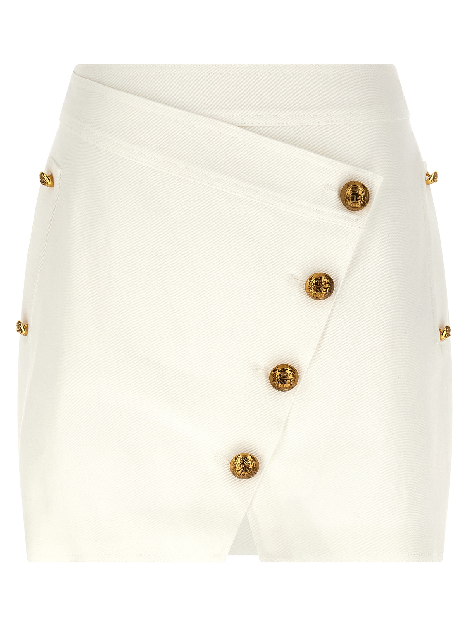 Jewel button skirt GO14161E2360 (Elisabetta Franchi / スカート ) | Elisabetta Franchi (エリザベッタ フランキ)