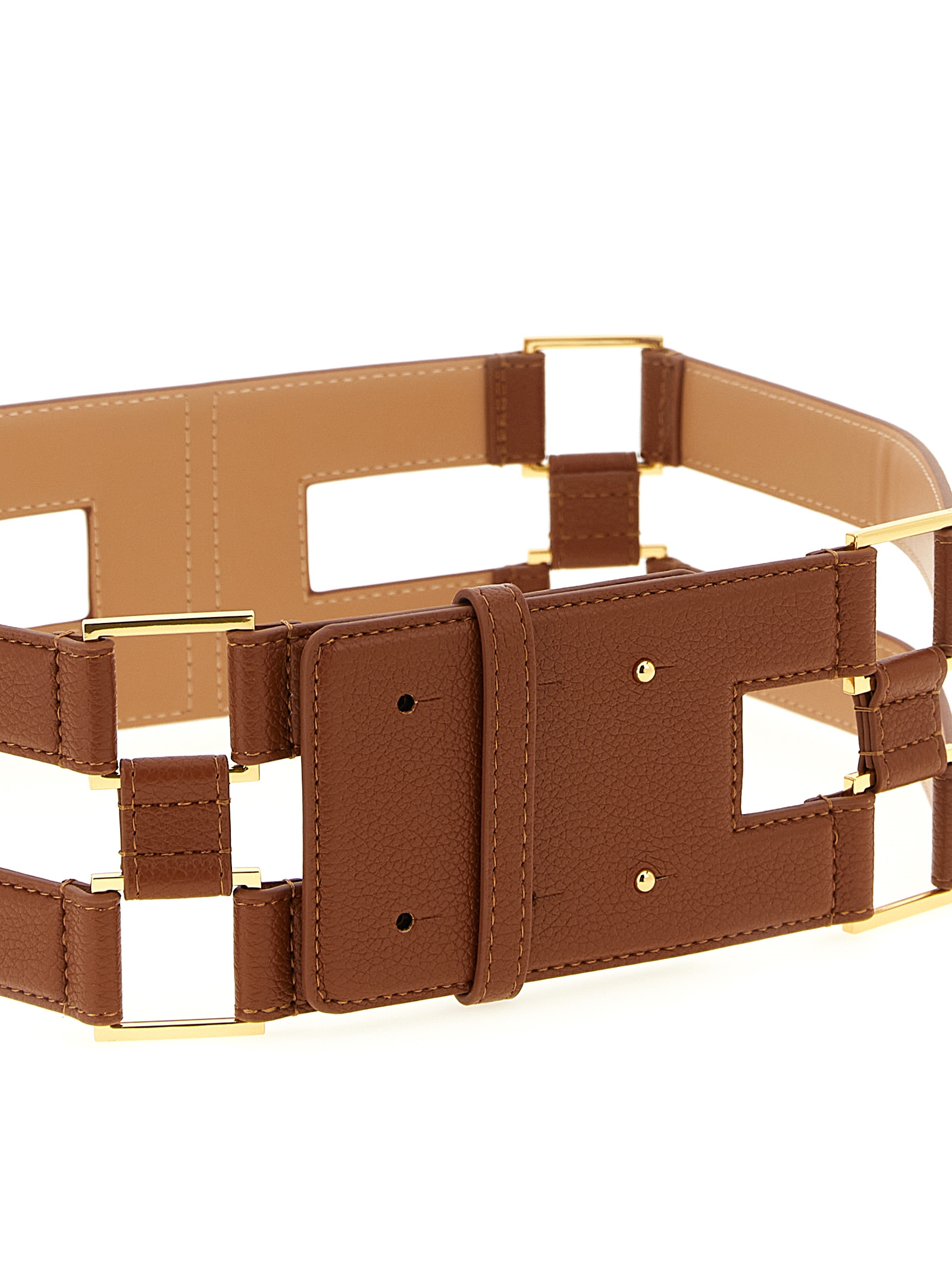 Double band belt CT87S61E2027 (Elisabetta Franchi / ベルト・サスペンダー ) | Elisabetta Franchi (エリザベッタ フランキ)(2)