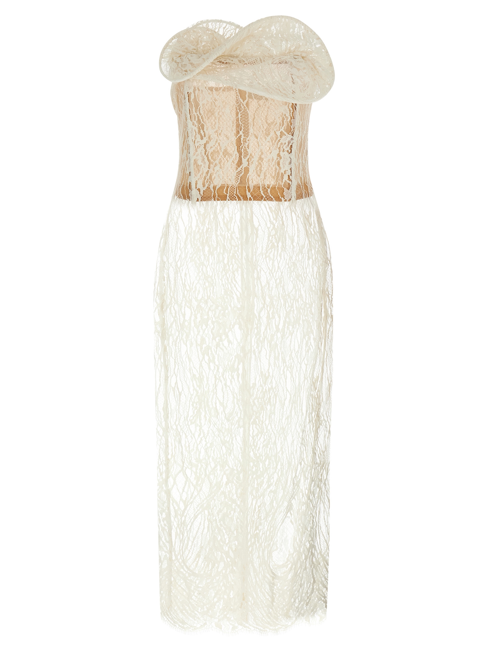 '16' midi dress 208426CREAM (MAGDA BUTRYM / ワンピース・ドレス・オールインワン ) | MAGDA BUTRYM (マグダブトリム)