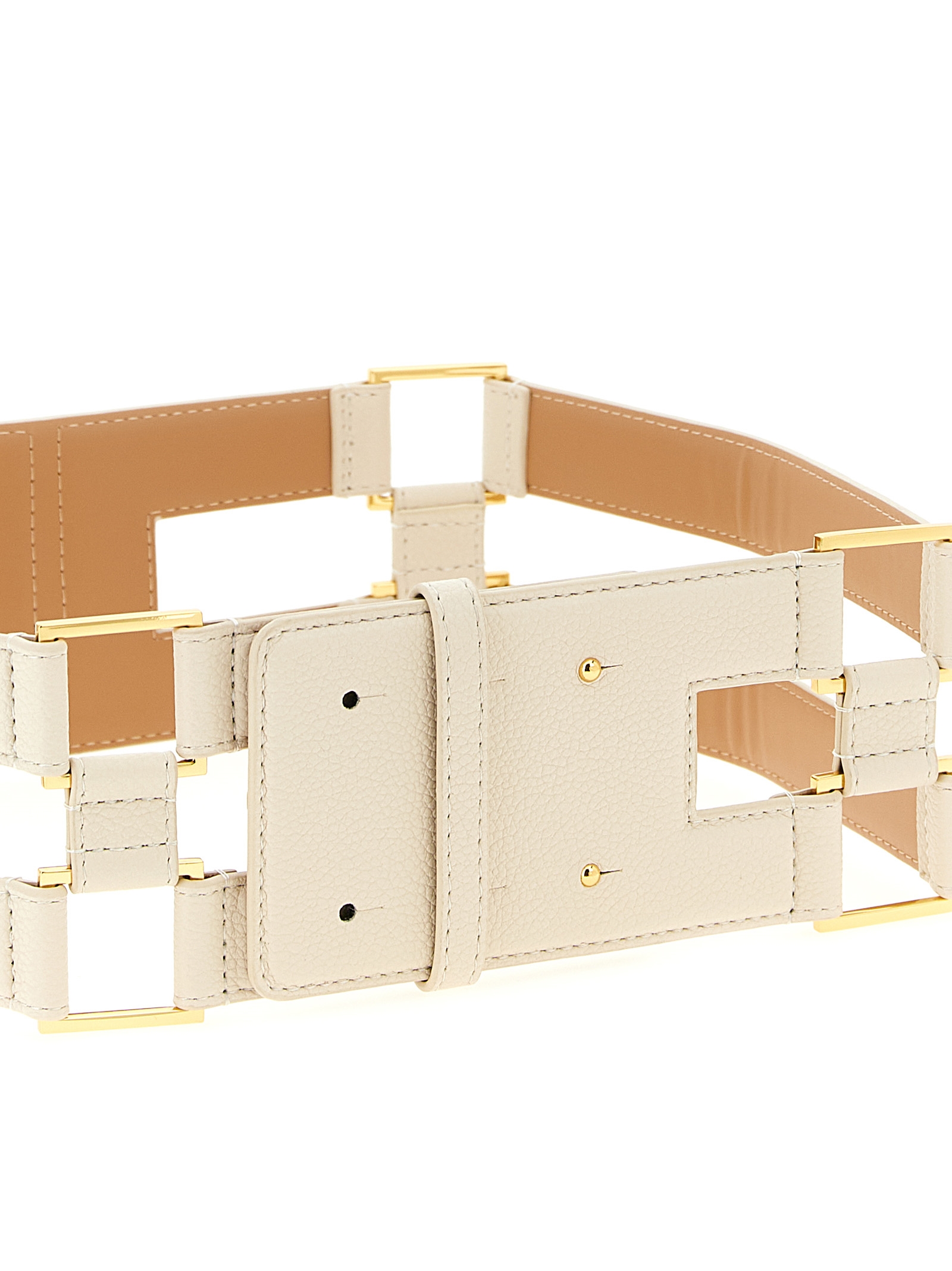 Double band belt CT87S61E2193 (Elisabetta Franchi / ベルト・サスペンダー ) | Elisabetta Franchi (エリザベッタ フランキ)(2)