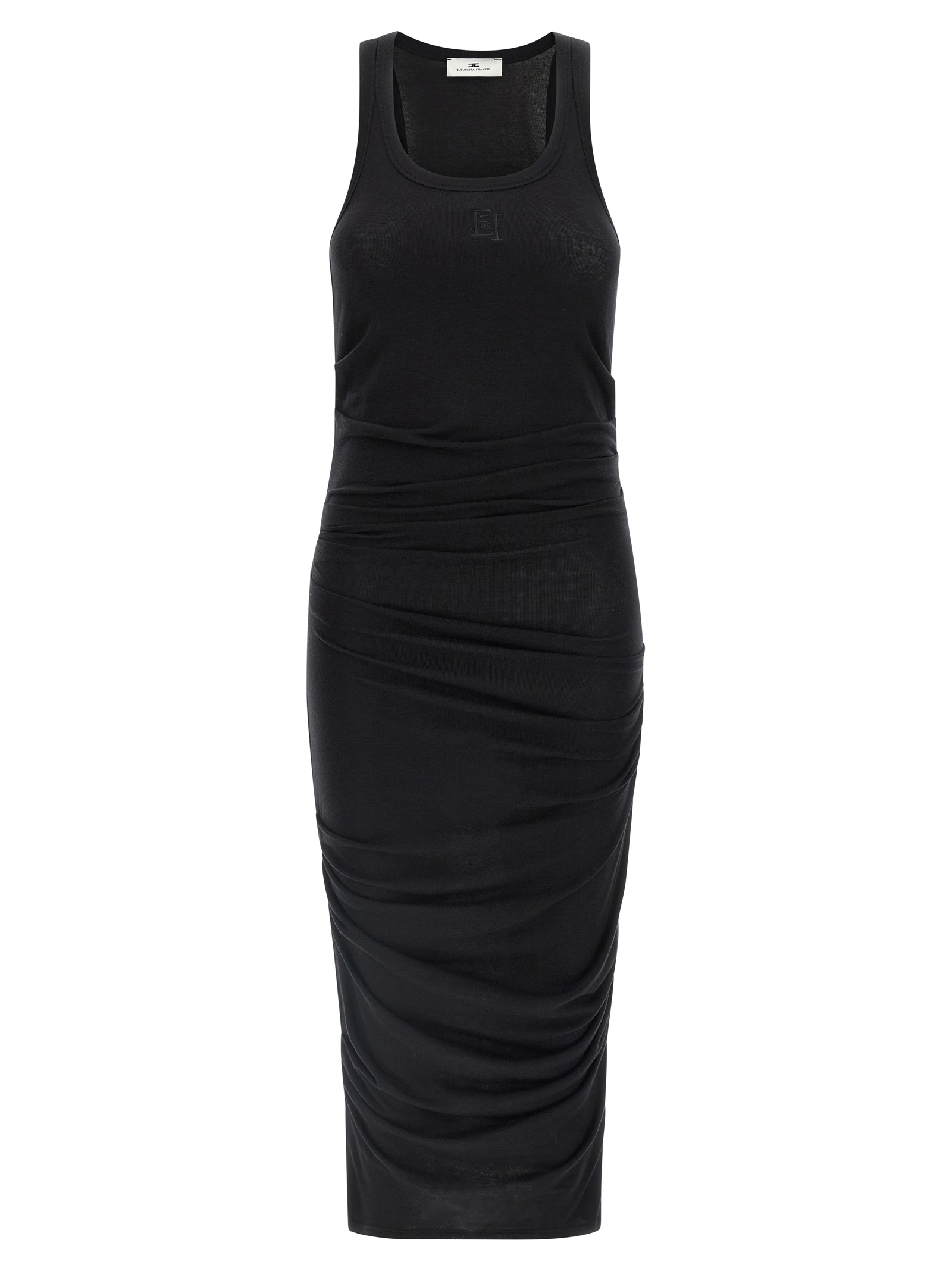 Logo embroidery dress AB20B61E2110 (Elisabetta Franchi / ワンピース・ドレス・オールインワン ) | Elisabetta Franchi (エリザベッタ フランキ)