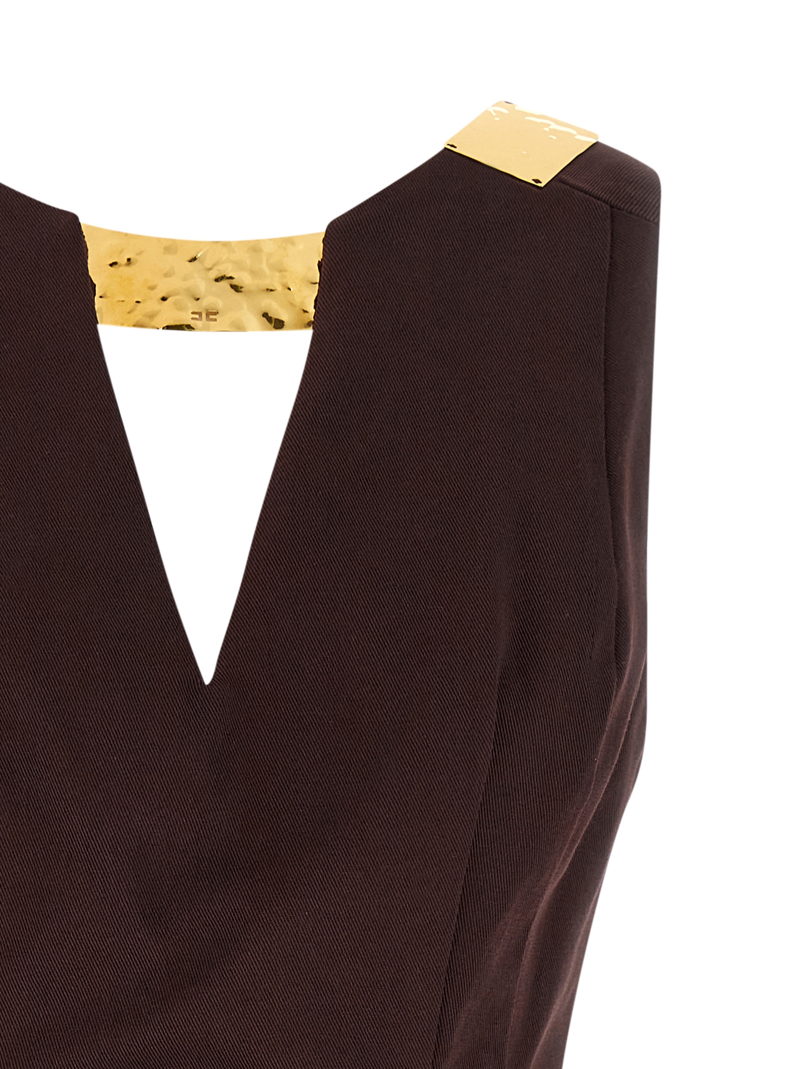 Metal plaque dress AB85661E2644 (Elisabetta Franchi / ワンピース・ドレス・オールインワン ) | Elisabetta Franchi (エリザベッタ フランキ)(2)