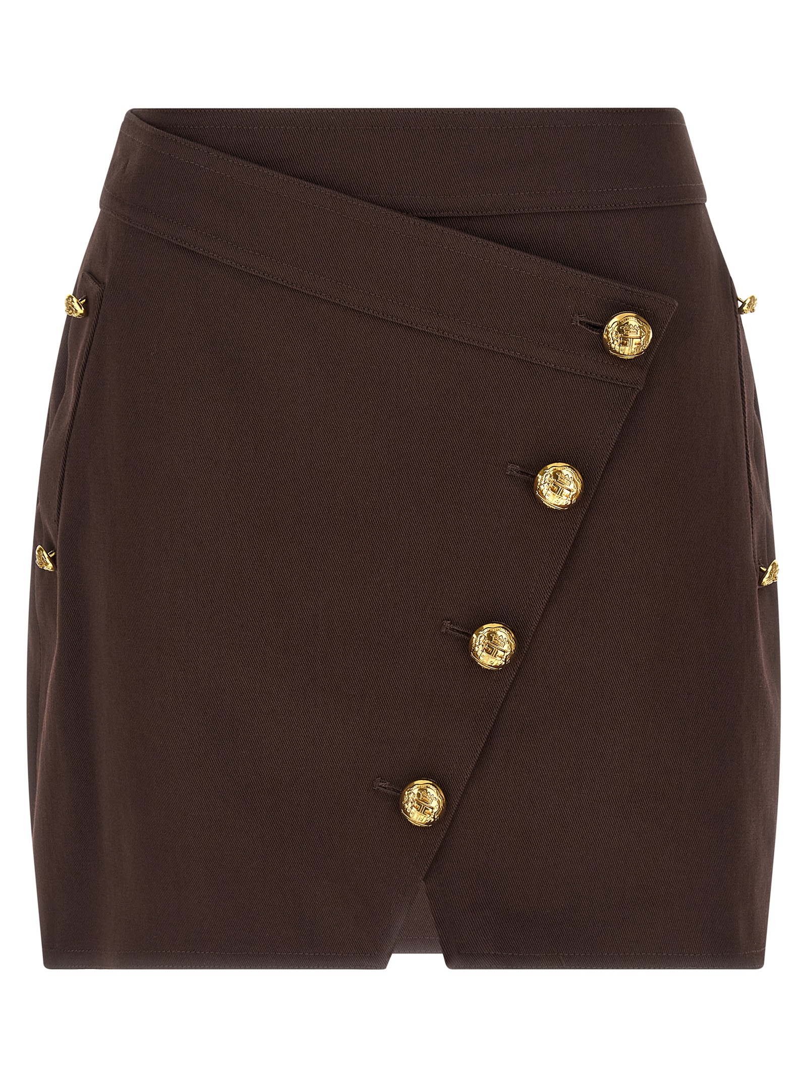 Jewel button skirt GO14161E2644 (Elisabetta Franchi / スカート ) | Elisabetta Franchi (エリザベッタ フランキ)