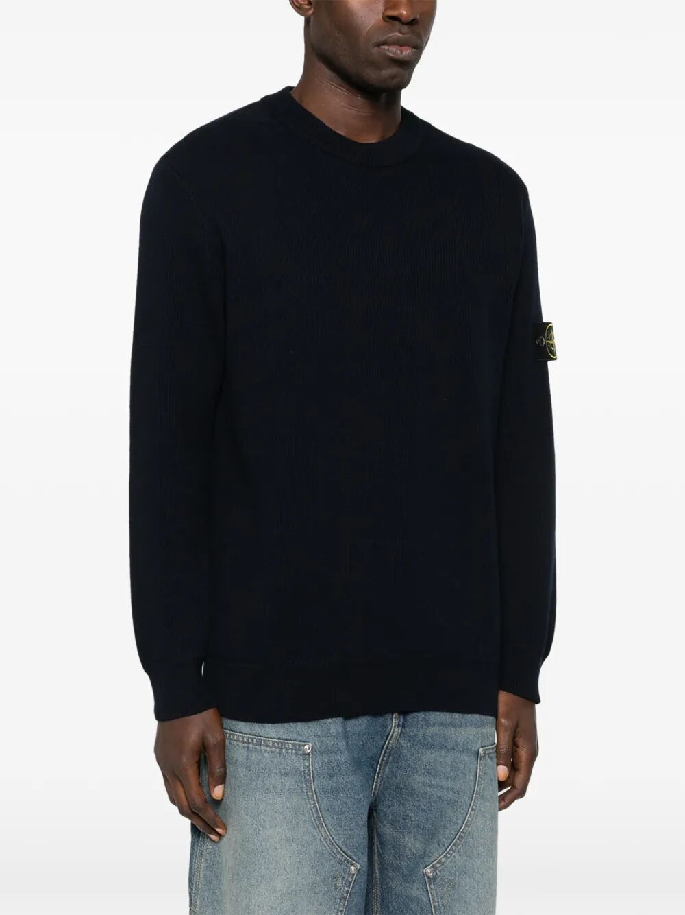 REGULAR FIT RIBBED COTTON CREWNECK SWEATER L1S155100154S00D8V0020 (STONE ISLAND / ニット・セーター・カーディガン ) | STONE ISLAND (ストーンアイランド)(3)