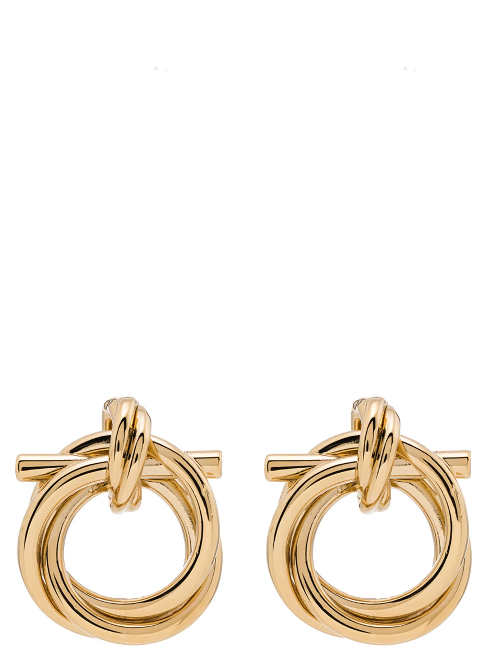 'Gancini Torchon (S)' earrings 751618OROGIOVE (FERRAGAMO / ピアス・イヤリング ) | FERRAGAMO (フェラガモ)