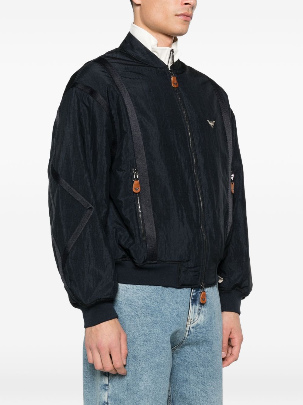 Emporio Armani Coats Blue EM005322AF13779UB118 (EMPORIO ARMANI / カジュアルジャケット ) | EMPORIO ARMANI (エンポリオ アルマーニ)(4)