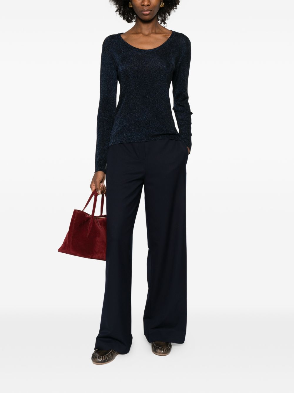 Fabiana Filippi Sweaters Blue MAD266F067D9625146 (FABIANA FILIPPI / ニット・セーター・カーディガン ) | FABIANA FILIPPI (ファビアナフィリッピ)(1)