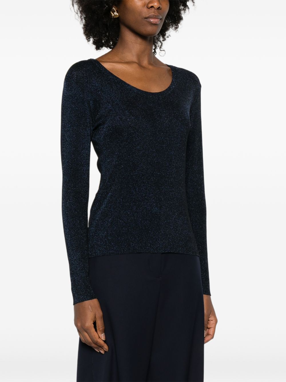 Fabiana Filippi Sweaters Blue MAD266F067D9625146 (FABIANA FILIPPI / ニット・セーター・カーディガン ) | FABIANA FILIPPI (ファビアナフィリッピ)(3)