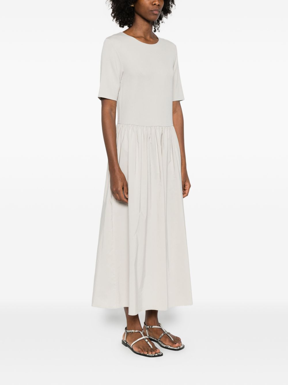 Emporio Armani Dresses Light Grey EW003528AF16066U8012 (EMPORIO ARMANI / ワンピース・ドレス・オールインワン ) | EMPORIO ARMANI (エンポリオ アルマーニ)(3)