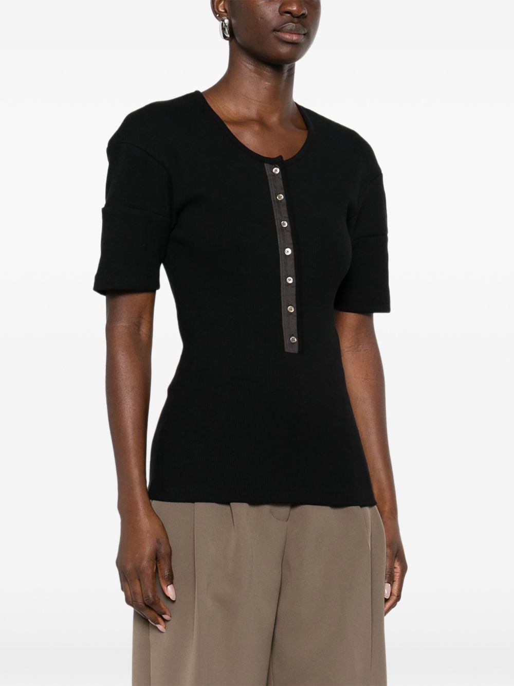 LEMAIRE T-shirts and Polos Black TS0005LJ1030999 (LEMAIRE / Tシャツ・カットソー ) | LEMAIRE (ルメール)(4)