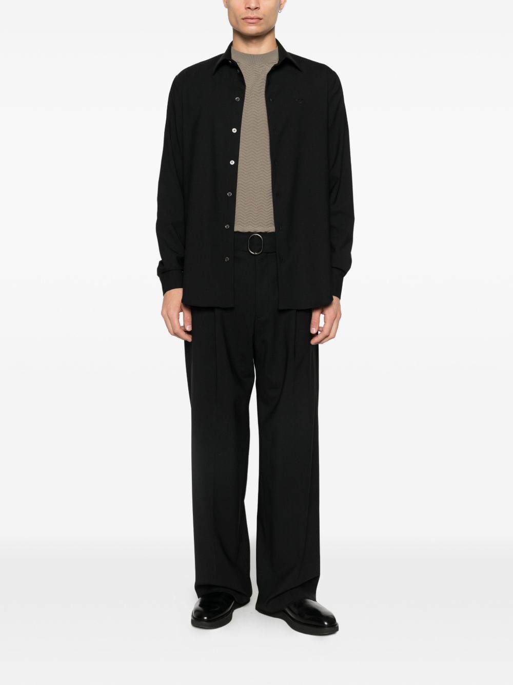 E.ARMANI EXCLUSIVE PRE Shirts Black EM000099TE19332UC001 (EMPORIO ARMANI / シャツ・ブラウス ) | EMPORIO ARMANI (エンポリオ アルマーニ)(2)