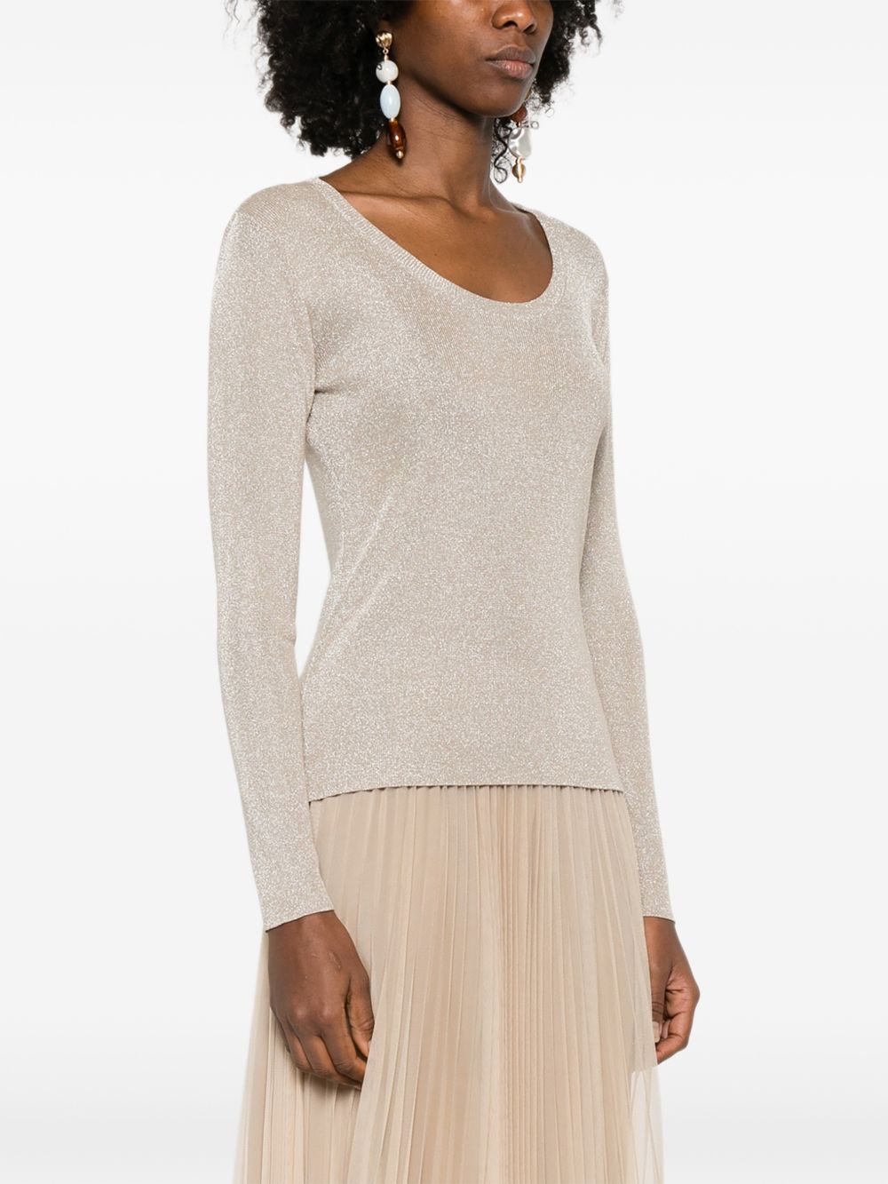 Fabiana Filippi Sweaters Ivory MAD266F067D9620145 (FABIANA FILIPPI / ニット・セーター・カーディガン ) | FABIANA FILIPPI (ファビアナフィリッピ)(3)