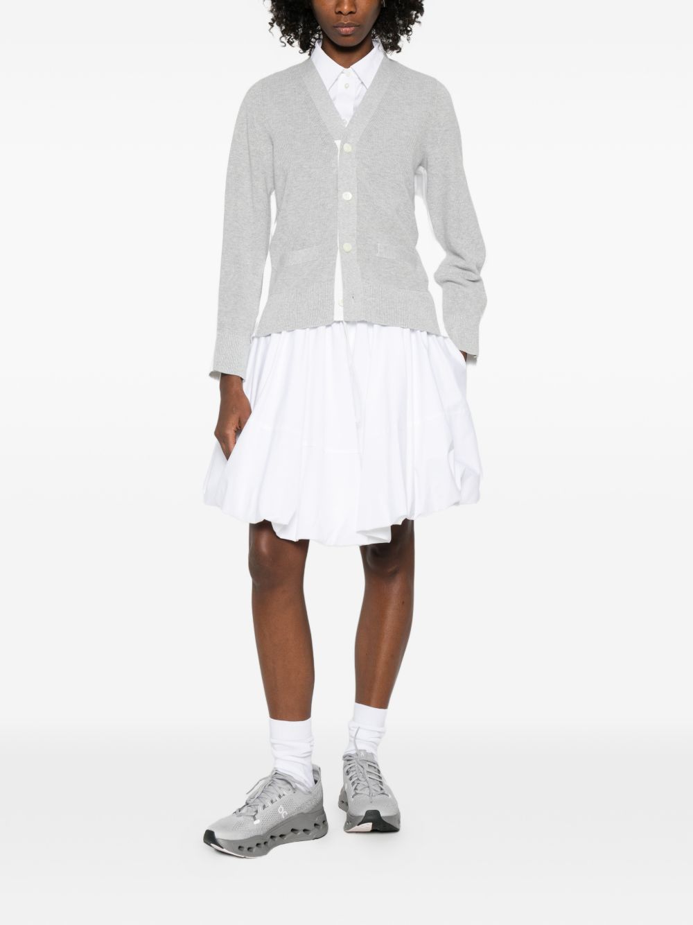 Sacai Sweaters Grey SCW332378 (sacai / ニット・セーター・カーディガン ) | sacai (サカイ)(4)