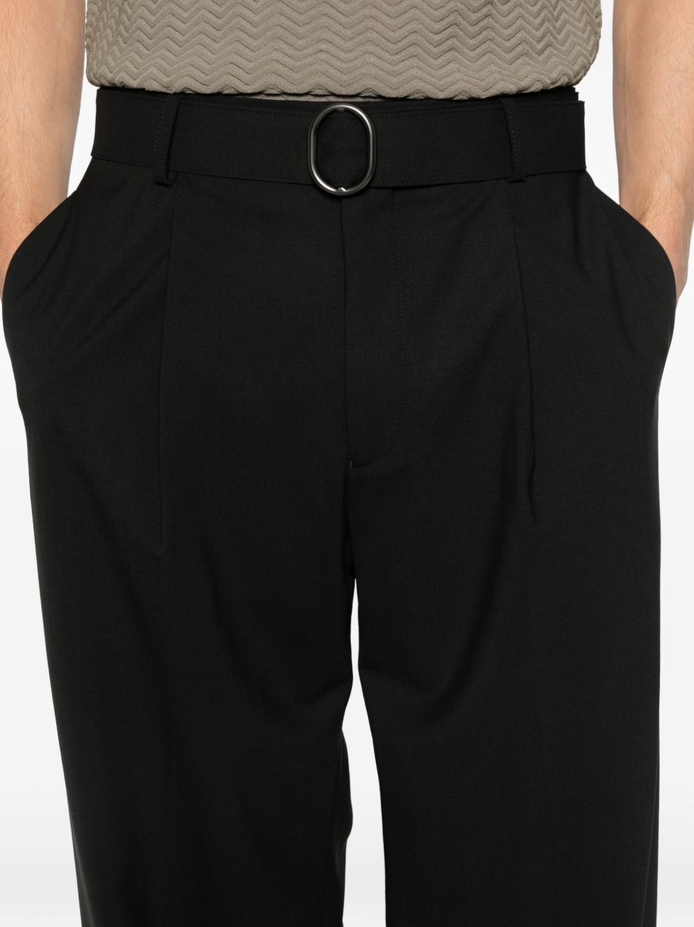 E.ARMANI EXCLUSIVE PRE Trousers Black EM004768TE19332UC001 (EMPORIO ARMANI / パンツ ) | EMPORIO ARMANI (エンポリオ アルマーニ)(2)