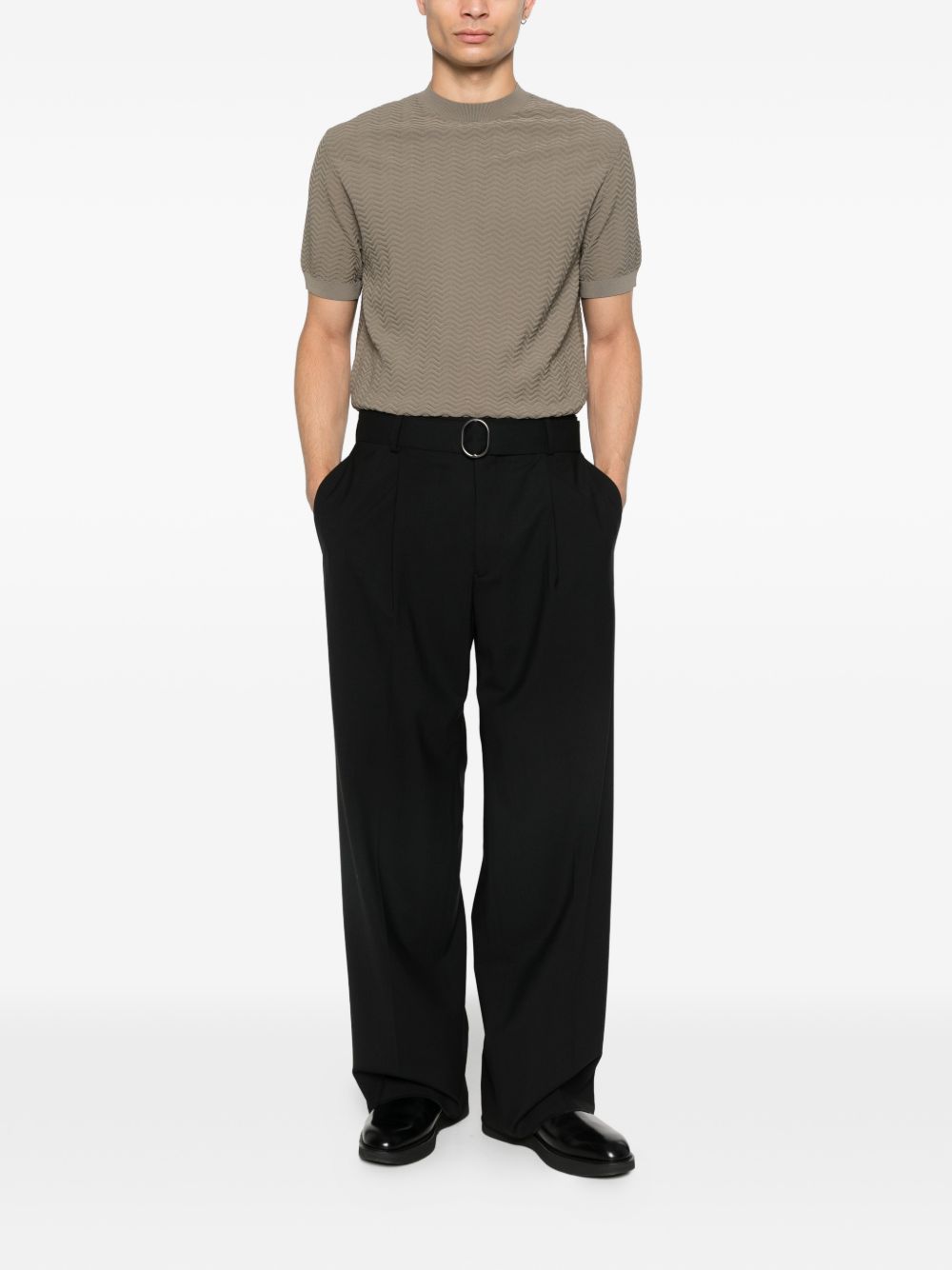 E.ARMANI EXCLUSIVE PRE Trousers Black EM004768TE19332UC001 (EMPORIO ARMANI / パンツ ) | EMPORIO ARMANI (エンポリオ アルマーニ)(3)