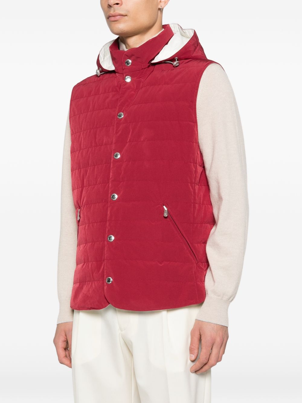 Brunello Cucinelli Jackets Red MM4791696CG249 (Brunello Cucinelli / ベスト ) | Brunello Cucinelli (ブルネロ・クチネリ)(4)