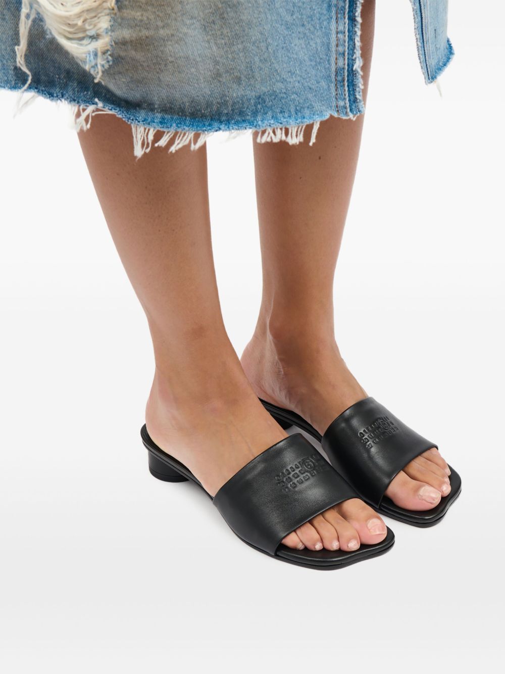 MM6 Maison Margiela Sandals Black S66WP0109P3628T8013 (MM6 Maison Margiela / サンダル ) | MM6 Maison Margiela (エムエムシックス)(1)