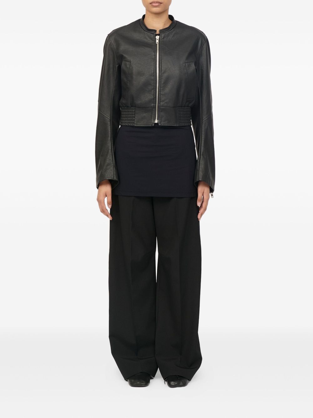 MM6 Maison Margiela Coats Black S52AM0343M35740900 (MM6 Maison Margiela / レザー&ファージャケット・コート ) | MM6 Maison Margiela (エムエムシックス)(4)