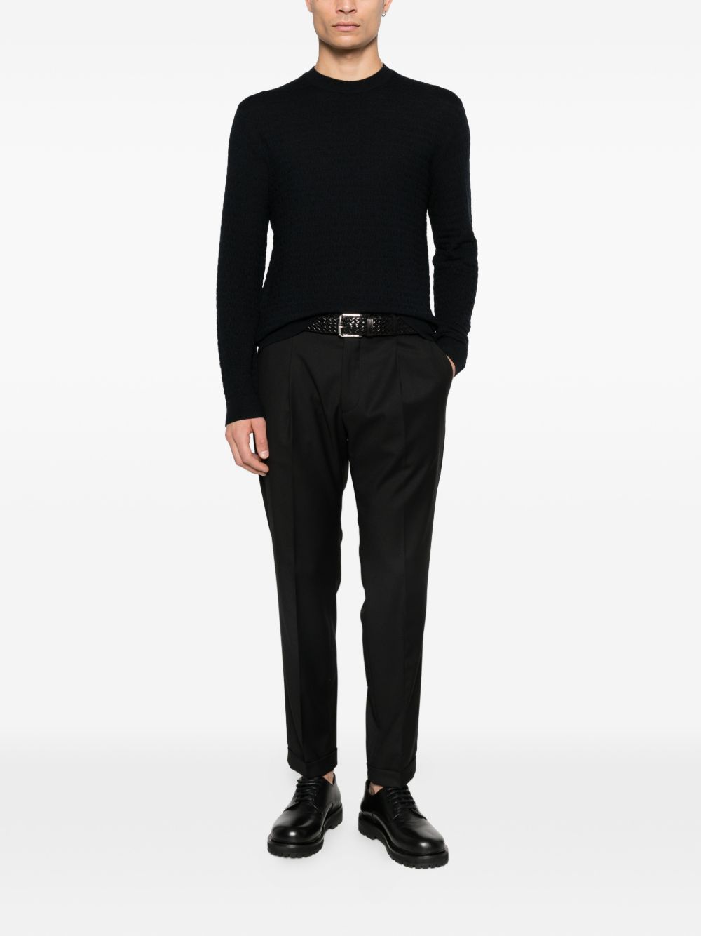 Emporio Armani Sweaters Blue EM004378AF24416UB118 (EMPORIO ARMANI / ニット・セーター・カーディガン ) | EMPORIO ARMANI (エンポリオ アルマーニ)(1)