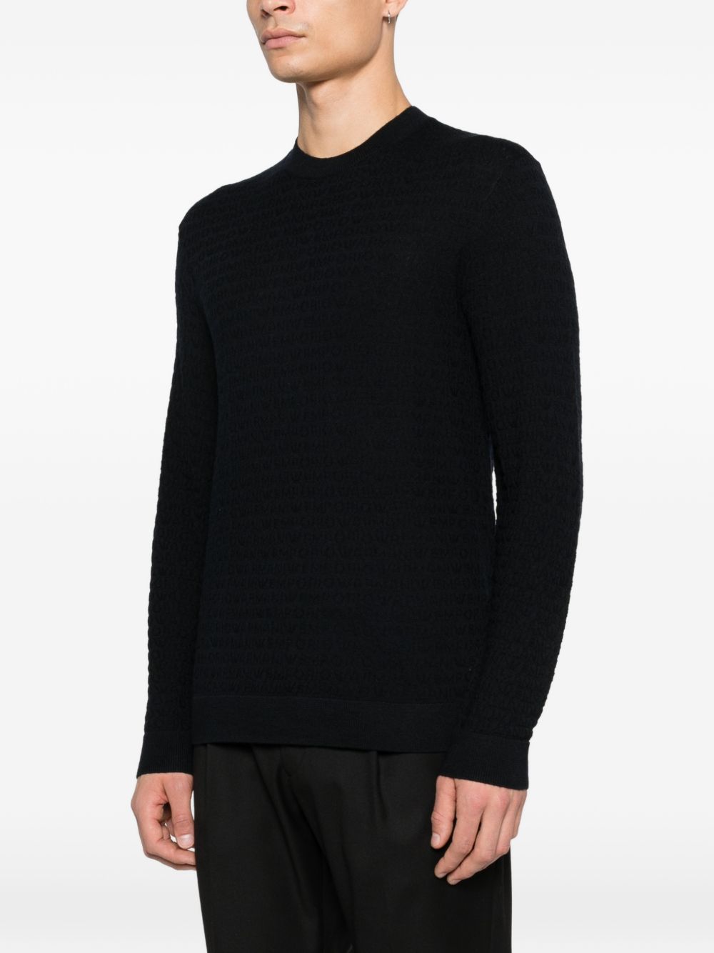 Emporio Armani Sweaters Blue EM004378AF24416UB118 (EMPORIO ARMANI / ニット・セーター・カーディガン ) | EMPORIO ARMANI (エンポリオ アルマーニ)(2)