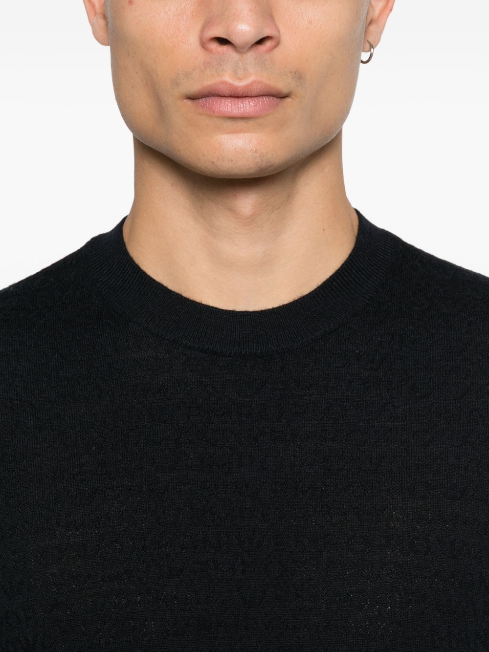 Emporio Armani Sweaters Blue EM004378AF24416UB118 (EMPORIO ARMANI / ニット・セーター・カーディガン ) | EMPORIO ARMANI (エンポリオ アルマーニ)(3)