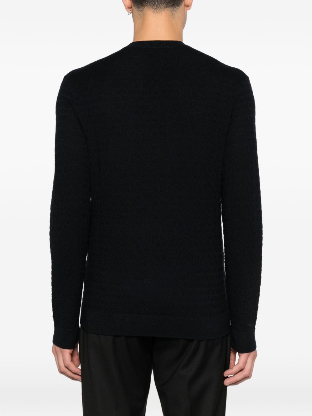 Emporio Armani Sweaters Blue EM004378AF24416UB118 (EMPORIO ARMANI / ニット・セーター・カーディガン ) | EMPORIO ARMANI (エンポリオ アルマーニ)(4)