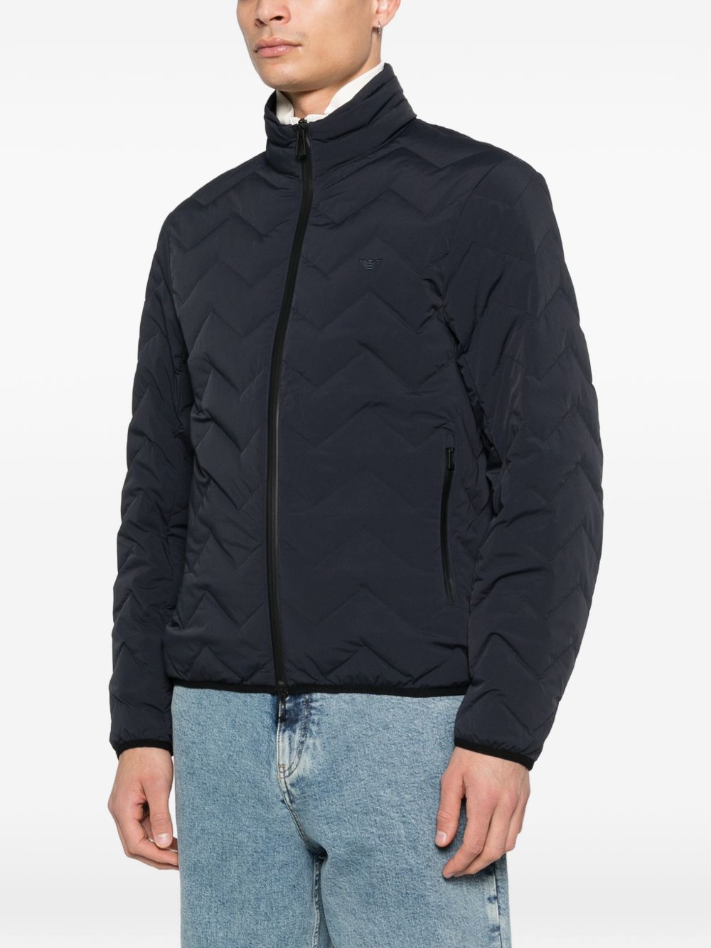 Emporio Armani Coats Blue EM004947AF18499UB118 (EMPORIO ARMANI / ダウンジャケット・コート ) | EMPORIO ARMANI (エンポリオ アルマーニ)(1)