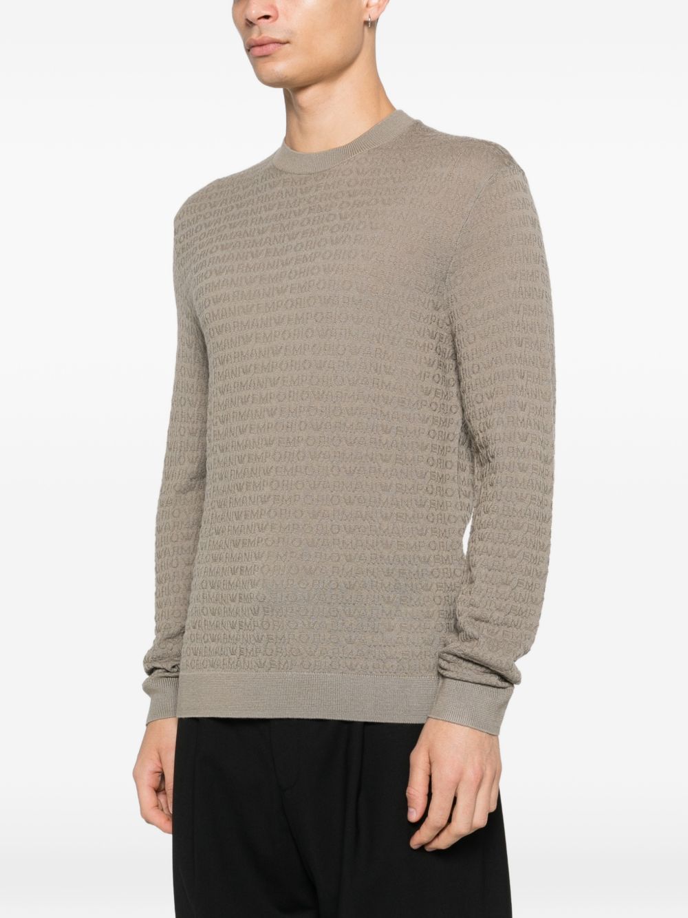 Emporio Armani Sweaters Dove Grey EM004378AF24416U8049 (EMPORIO ARMANI / ニット・セーター・カーディガン ) | EMPORIO ARMANI (エンポリオ アルマーニ)(1)