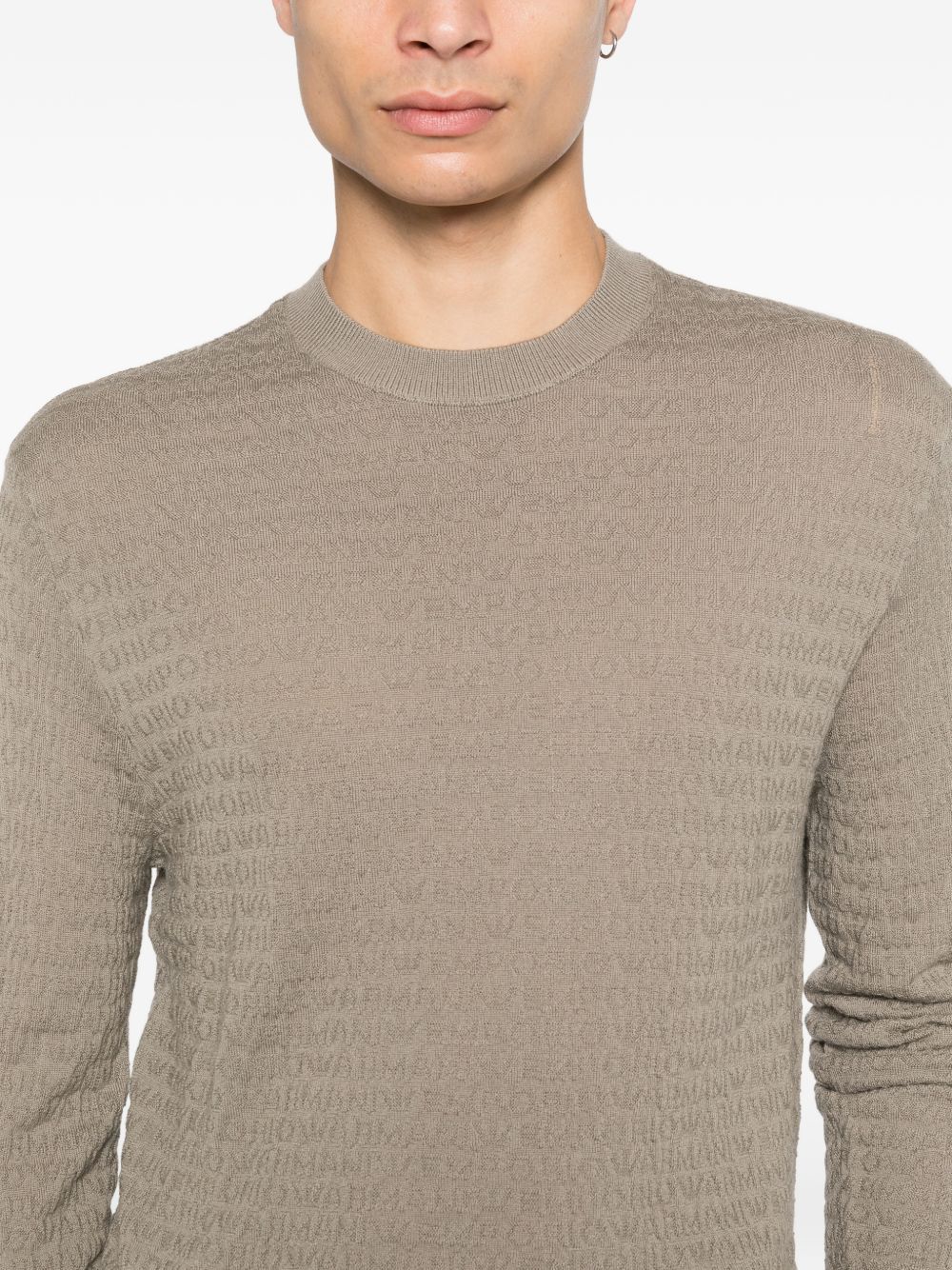 Emporio Armani Sweaters Dove Grey EM004378AF24416U8049 (EMPORIO ARMANI / ニット・セーター・カーディガン ) | EMPORIO ARMANI (エンポリオ アルマーニ)(3)