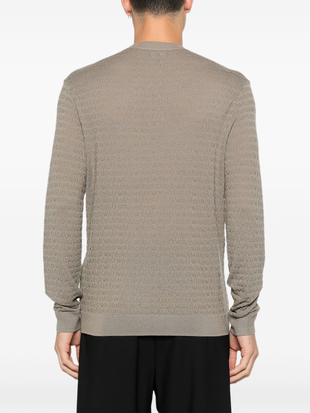 Emporio Armani Sweaters Dove Grey EM004378AF24416U8049 (EMPORIO ARMANI / ニット・セーター・カーディガン ) | EMPORIO ARMANI (エンポリオ アルマーニ)(4)