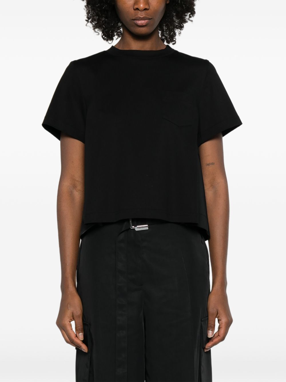 Sacai T-shirts and Polos Black SCW354002 (sacai / Tシャツ・カットソー ) | sacai (サカイ)(4)