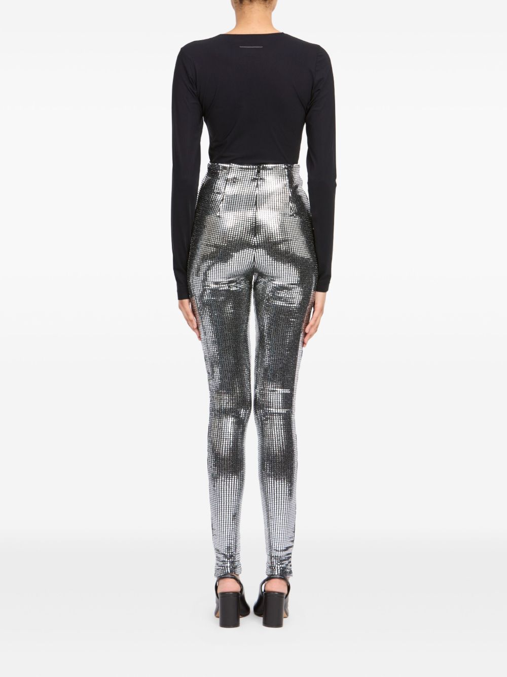 MM6 Maison Margiela Trousers Silver S52KA0560S23734905 (MM6 Maison Margiela / アクティブウェア ) | MM6 Maison Margiela (エムエムシックス)(1)