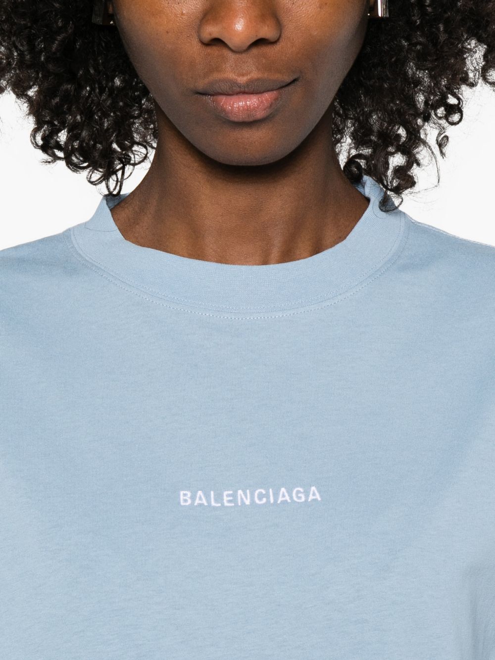 Balenciaga T-shirts and Polos Clear Blue 850990TTVJ14773 (Balenciaga / Tシャツ・カットソー ) | Balenciaga (バレンシアガ)(2)