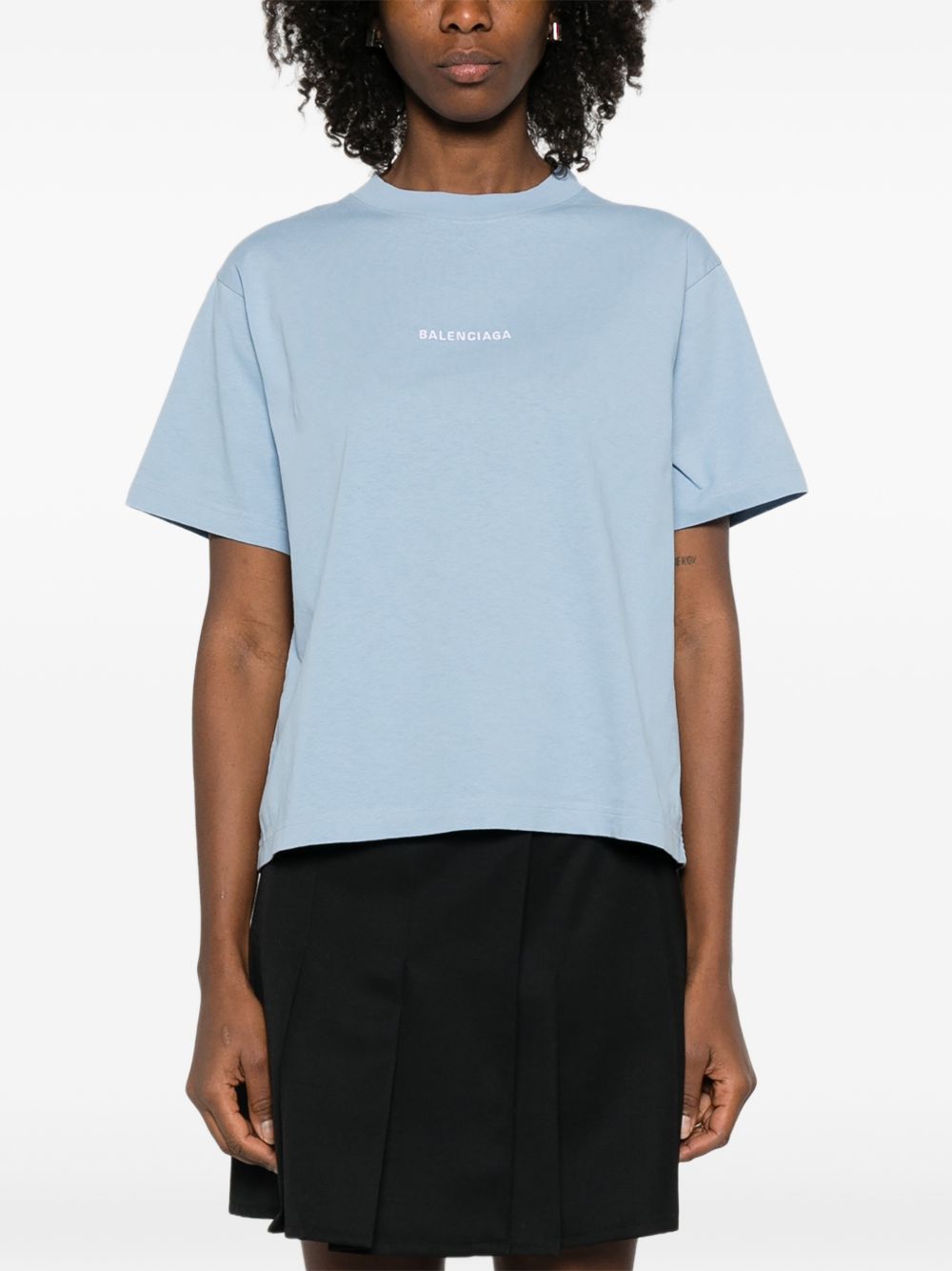 Balenciaga T-shirts and Polos Clear Blue 850990TTVJ14773 (Balenciaga / Tシャツ・カットソー ) | Balenciaga (バレンシアガ)(4)