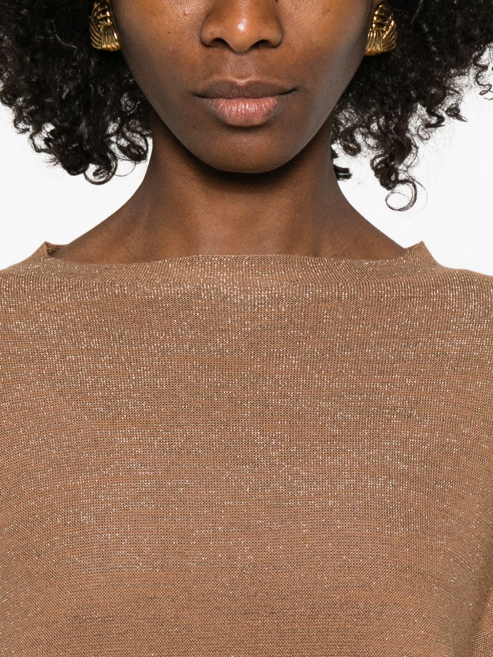 Fabiana Filippi Sweaters Brown MAD266F041L7661268 (FABIANA FILIPPI / ニット・セーター・カーディガン ) | FABIANA FILIPPI (ファビアナフィリッピ)(1)