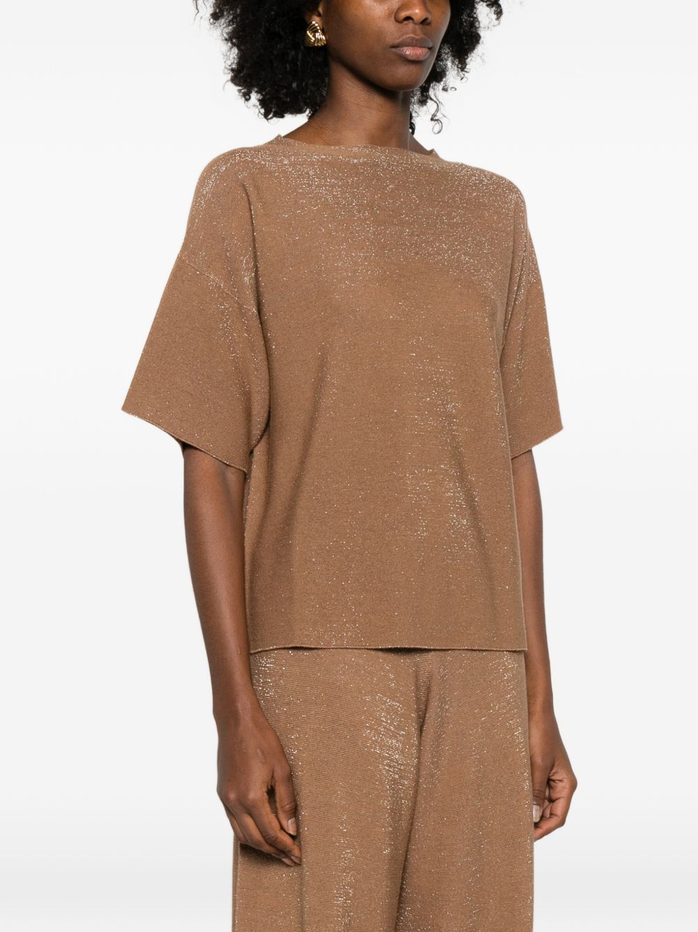 Fabiana Filippi Sweaters Brown MAD266F041L7661268 (FABIANA FILIPPI / ニット・セーター・カーディガン ) | FABIANA FILIPPI (ファビアナフィリッピ)(2)