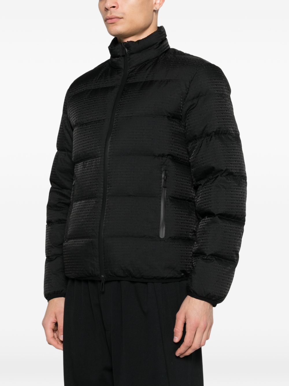 Emporio Armani Coats Black EM004954AF15384UC001 (EMPORIO ARMANI / ダウンジャケット・コート ) | EMPORIO ARMANI (エンポリオ アルマーニ)(2)