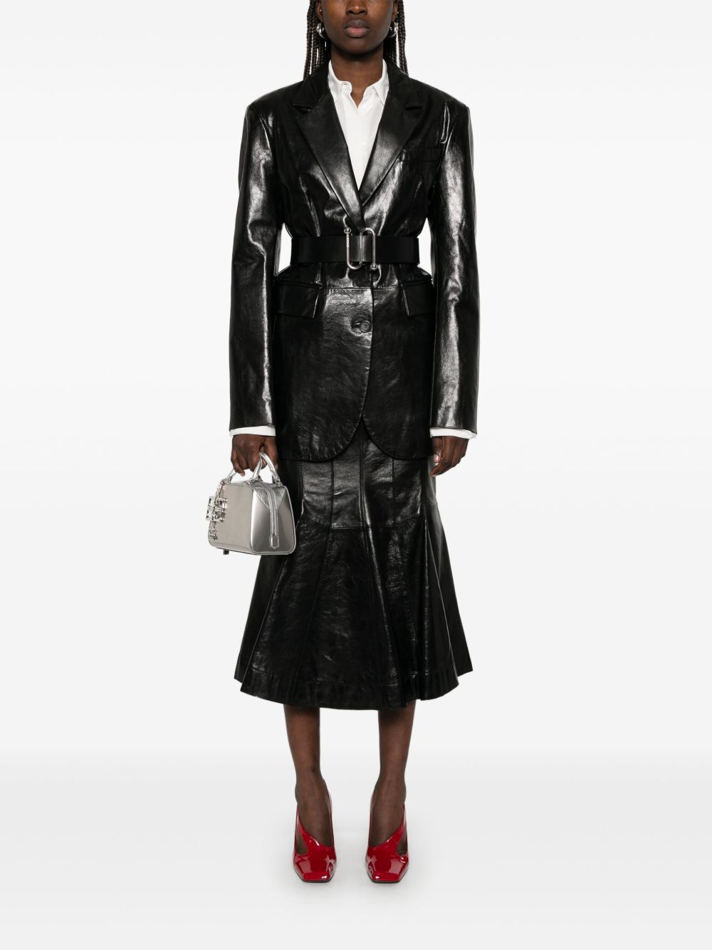 SPORTMAX PRE Jackets Black 12441011600002 (Sportmax / レザー&ファージャケット・コート ) | Sportmax (スポーツマックス)(3)