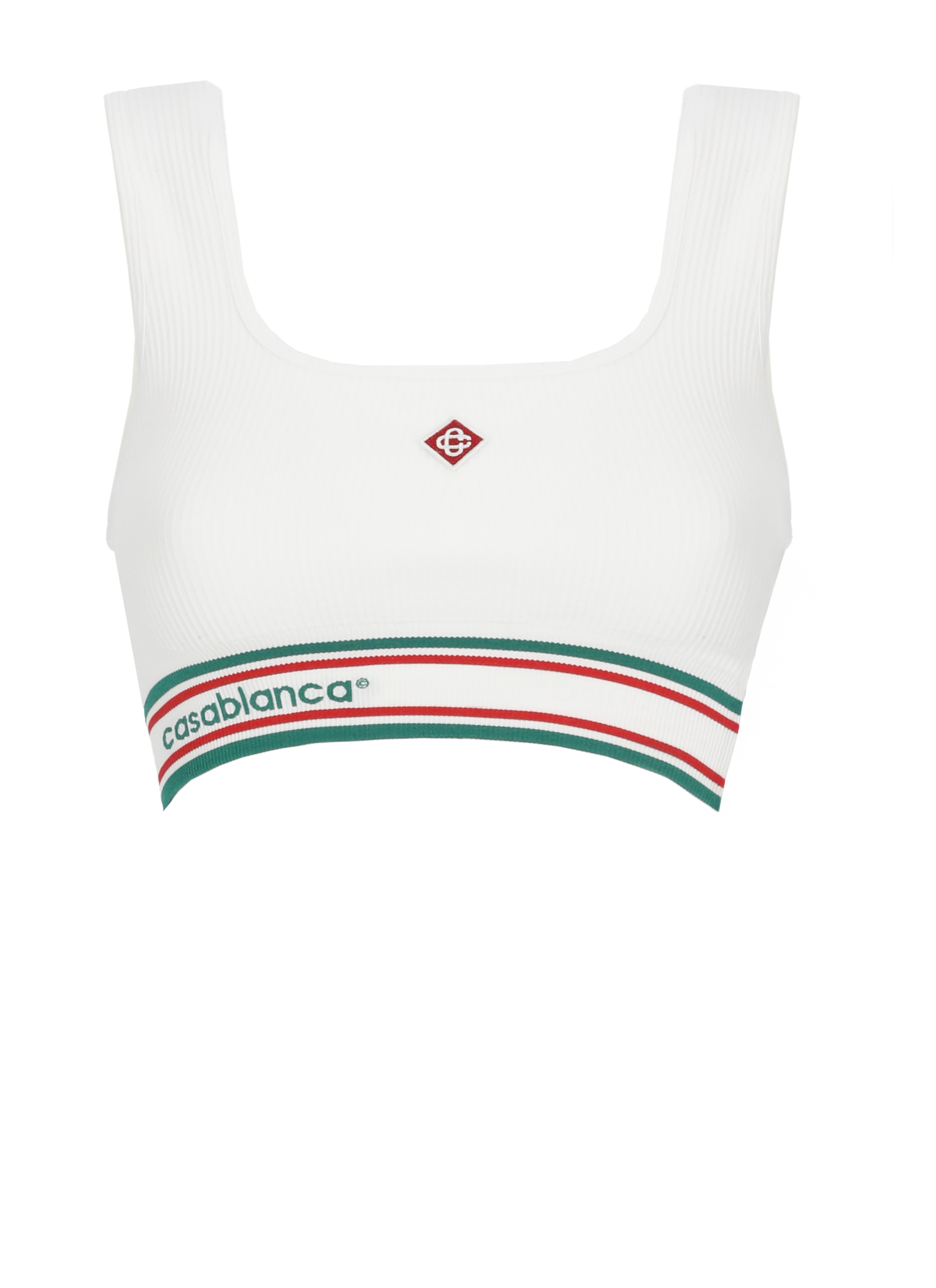 Casablanca Top White WAW25ACT02601WHITEMULTI (Casablanca / タンクトップ・キャミソール ) | Casablanca (カサブランカ)