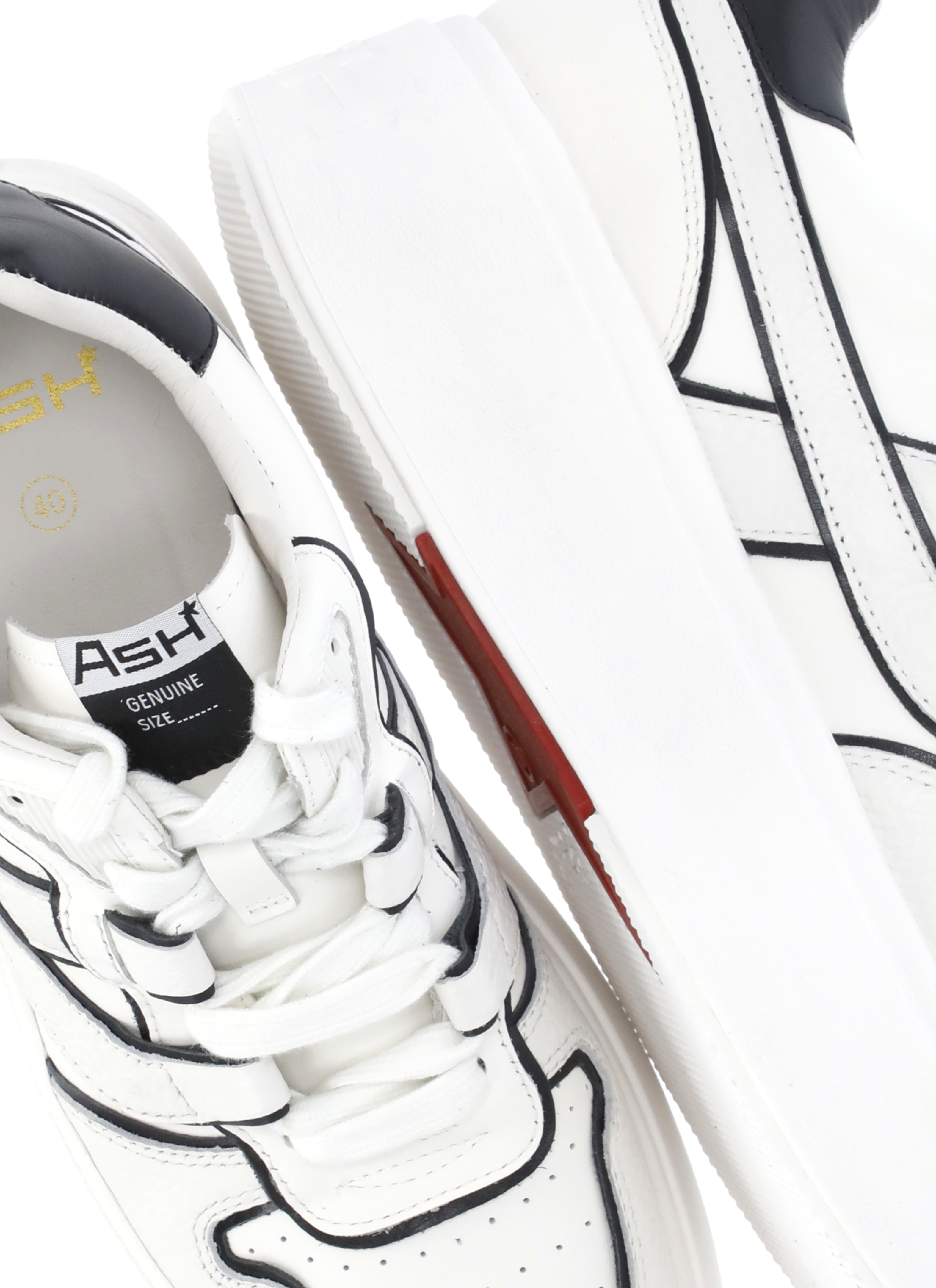 ASH Sneakers White MATCHBISTUMBLELEATHERWHTBLK (ASH / スニーカー ) | ASH (アッシュ)(5)