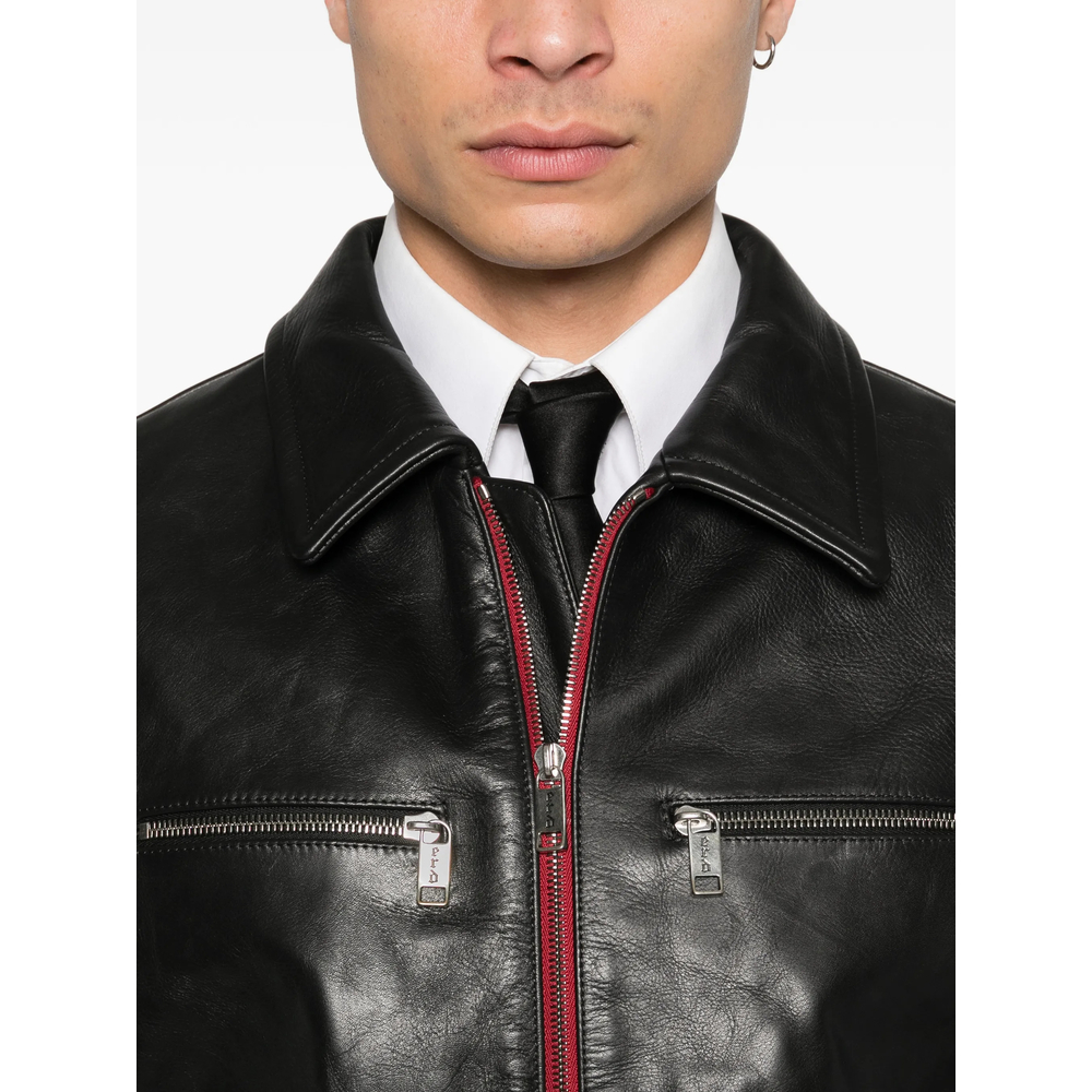 Leather Outerwear Enfants Riches Déprimés 030543BLKRD (ENFANTS RICHES DÉPRIMÉS / レザー&ファージャケット・コート ) | ENFANTS RICHES DÉPRIMÉS (アンファン リッシュ デプリメ)(1)