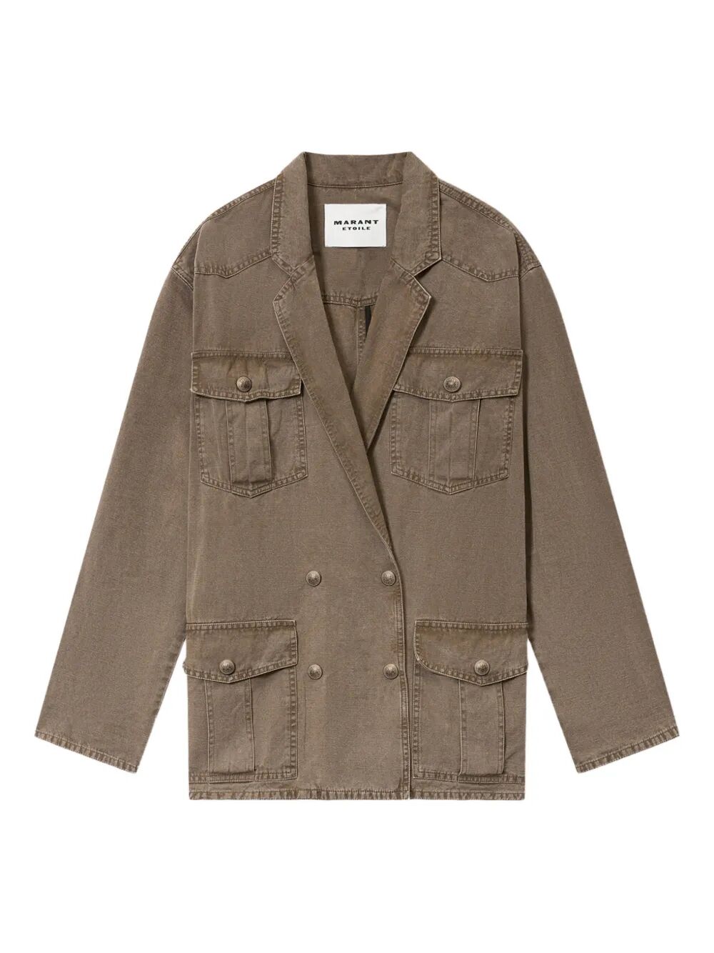NEVALA COTTON AND LINEN WORKWEAR JACKET VE0625FAD1G04E50DZ (Isabel Marant Étoile / カジュアルジャケット ) | Isabel Marant Étoile (イザベル マラン エトワール)