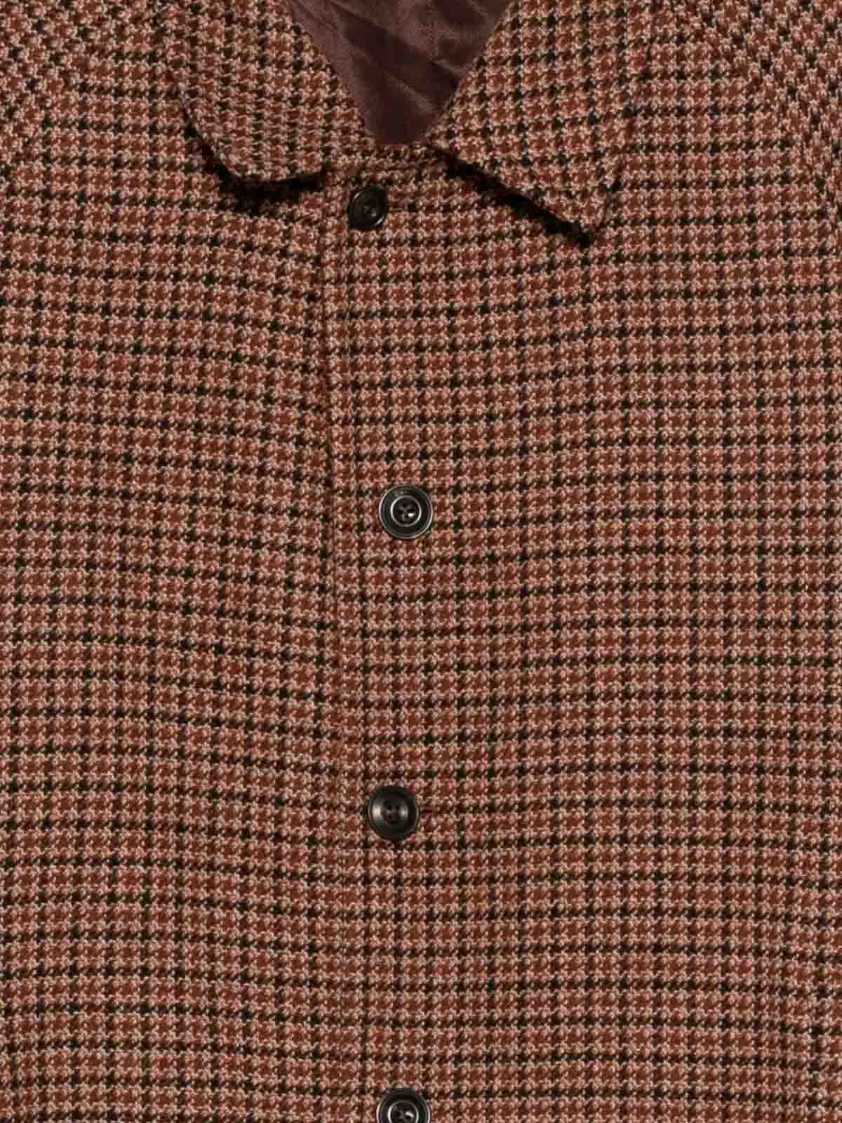 Coat 57562017305MARRONE (LUIGI BIANCHI / コート ) | LUIGI BIANCHI (ルイジ ビアンキ)(2)