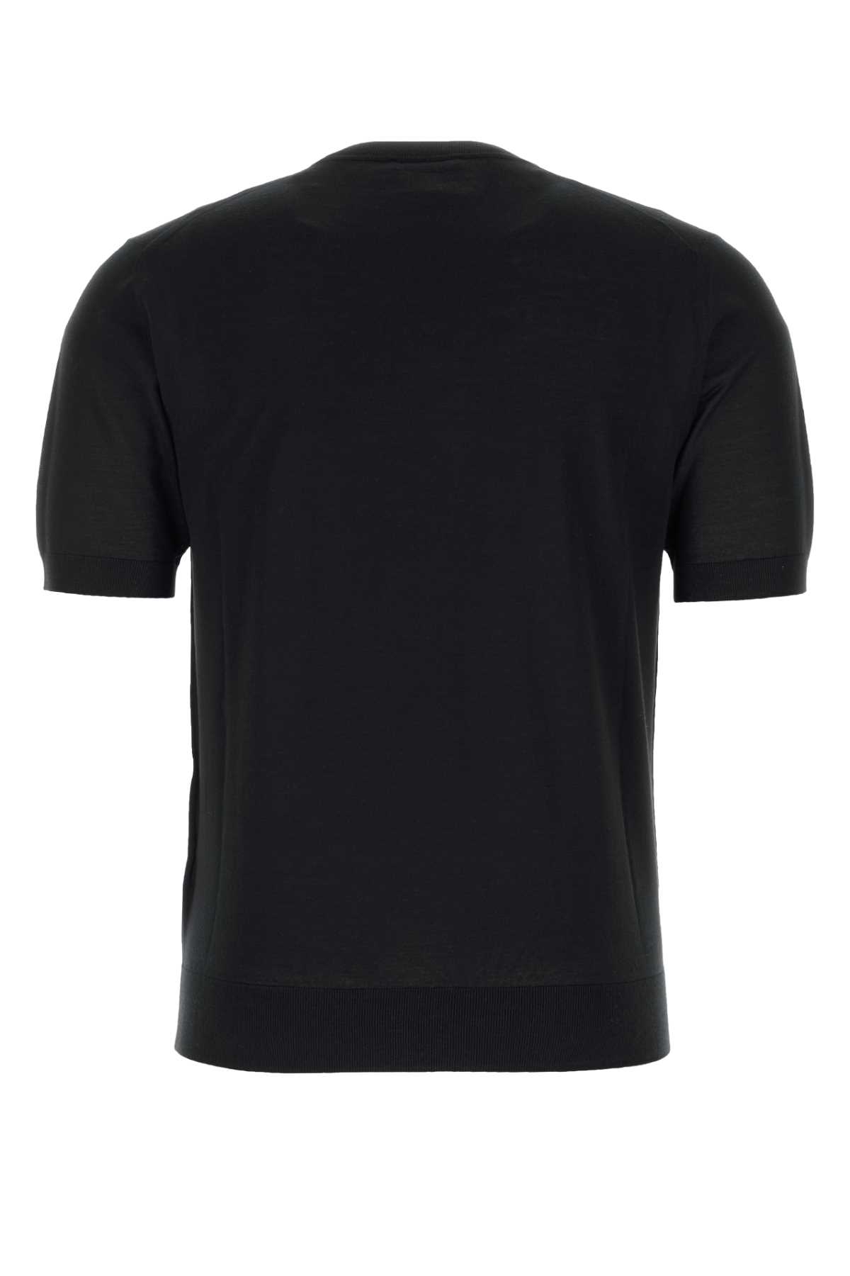 Black wool t-shirt UMB266S2121ZLEF0002 (Prada / Tシャツ・カットソー ) | Prada (プラダ)(1)