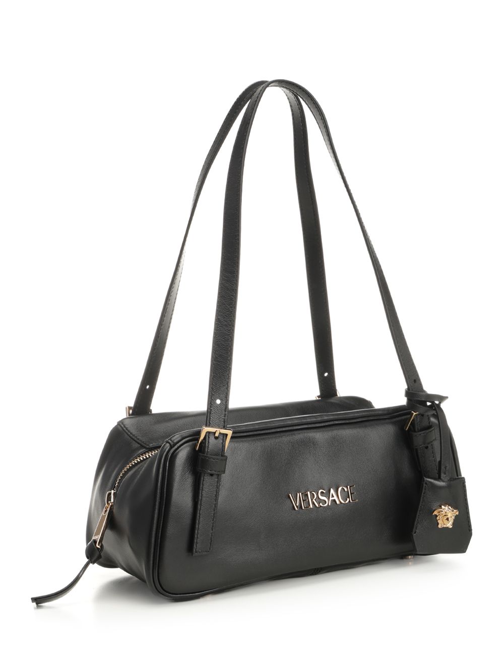 Versace Tag bowling bag in nappa leather 1015792 (VERSACE / ハンドバッグ・ショルダーバッグ ) | VERSACE (ヴェルサーチェ)(1)