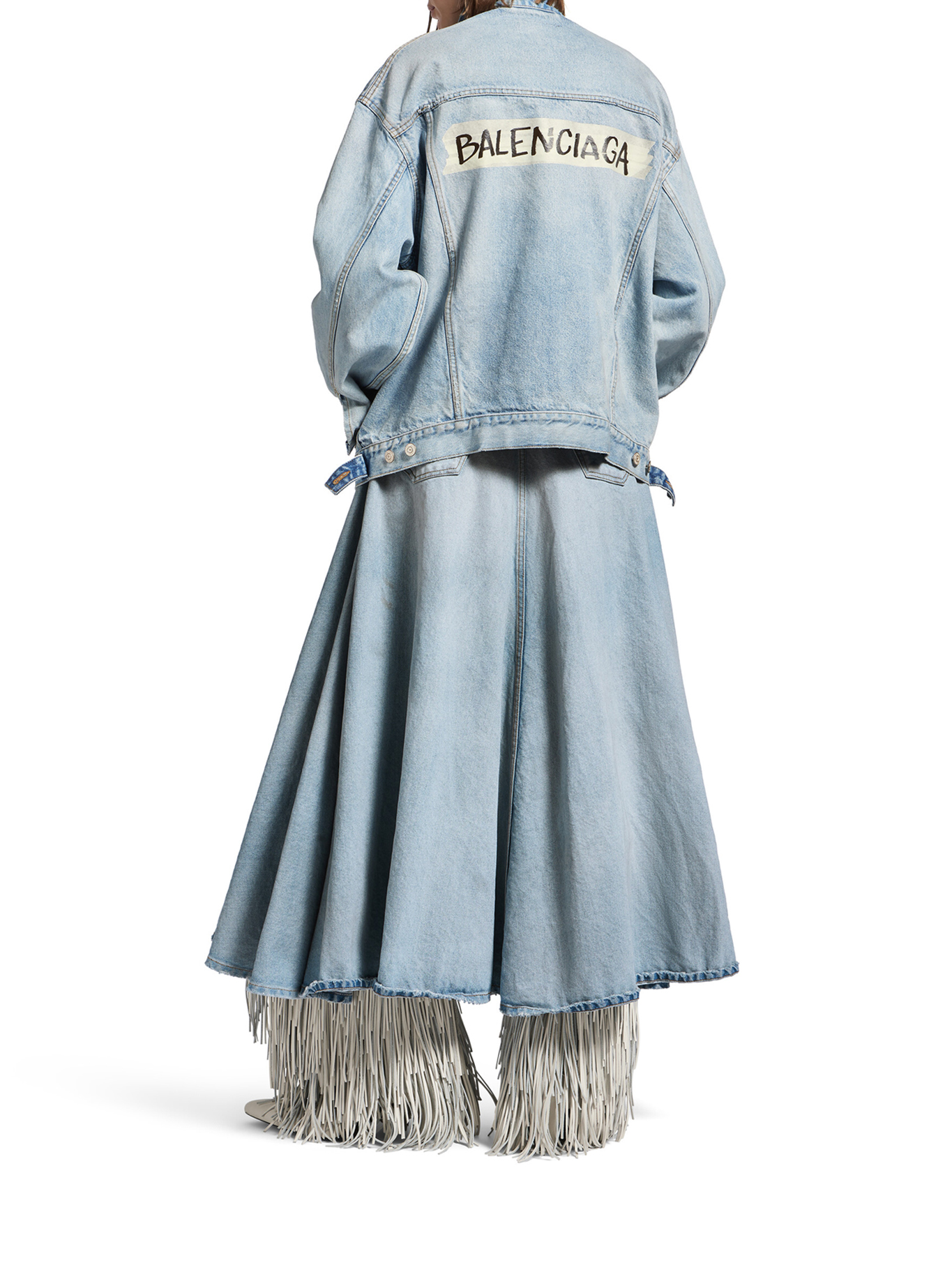 WOMEN`S REGULAR FIT DENIM JACKET 861410TTWB14009 (Balenciaga / カジュアルジャケット ) | Balenciaga (バレンシアガ)(3)