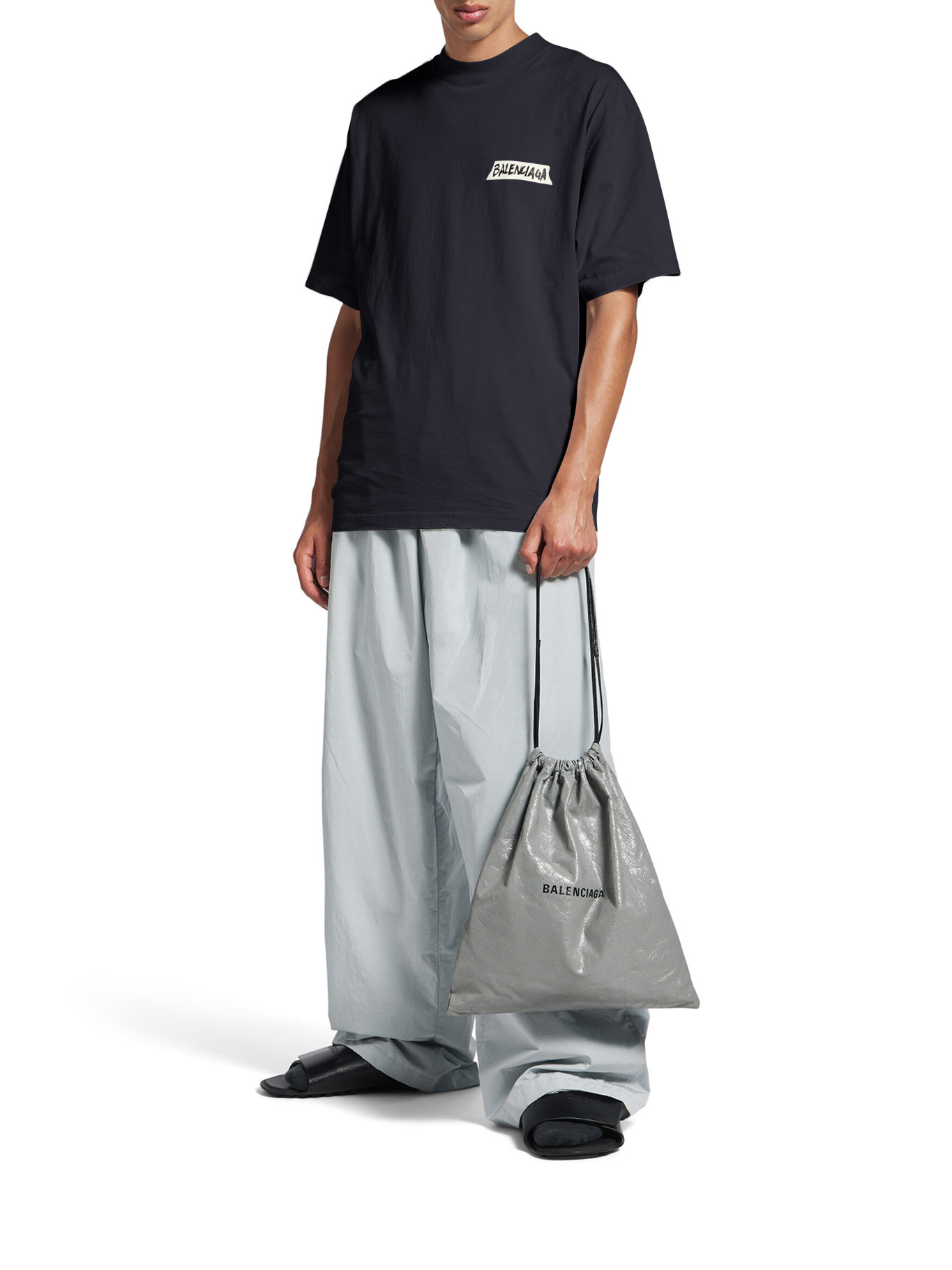 MEN`S MEDIUM FIT MASKING TAPE T-SHIRT 764235TTVL61041 (Balenciaga / Tシャツ・カットソー ) | Balenciaga (バレンシアガ)(1)