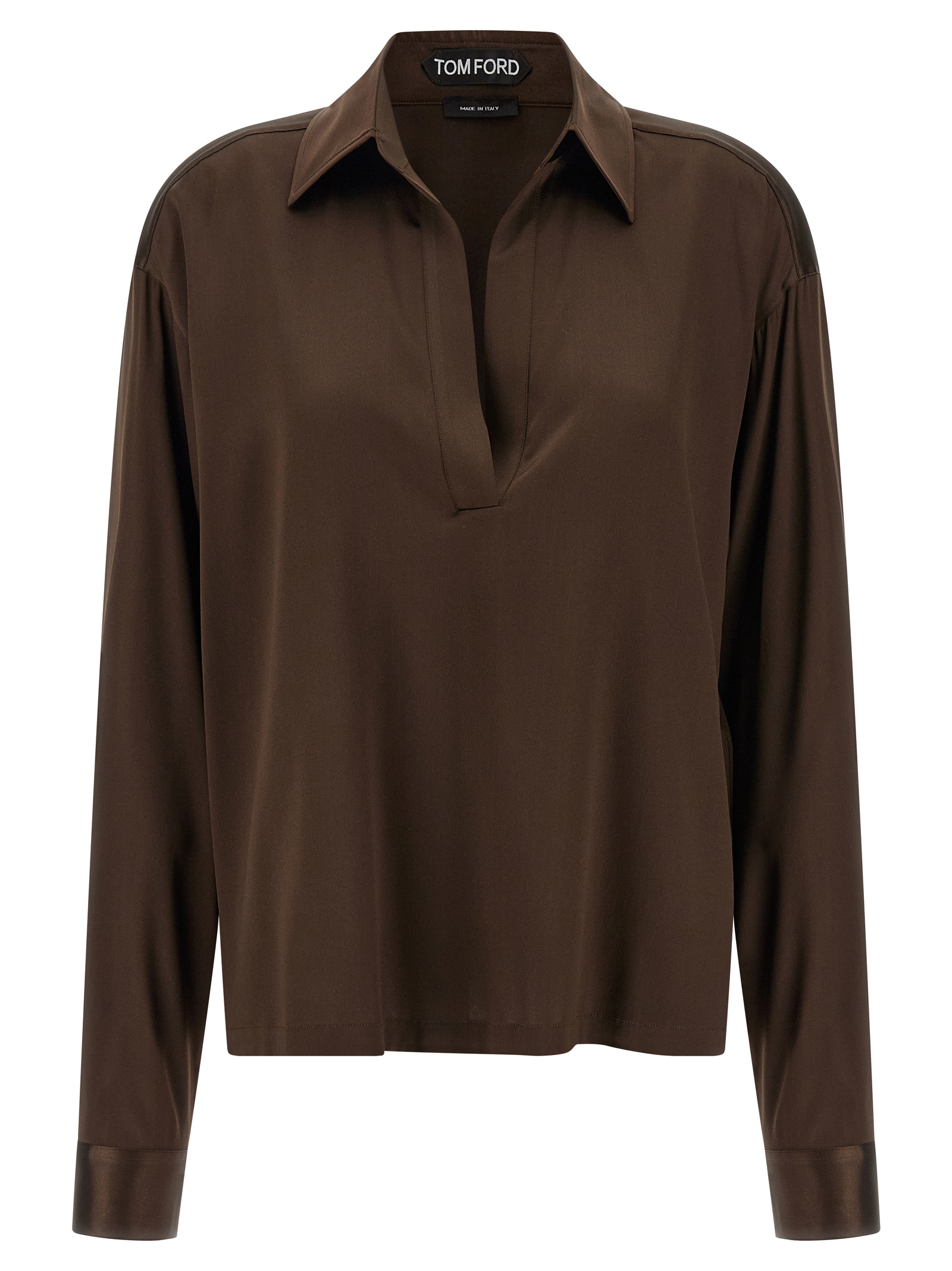 Silk polo shirt TS2144FAX881ECD (TOM FORD / シャツ・ブラウス ) | TOM FORD (トムフォード)